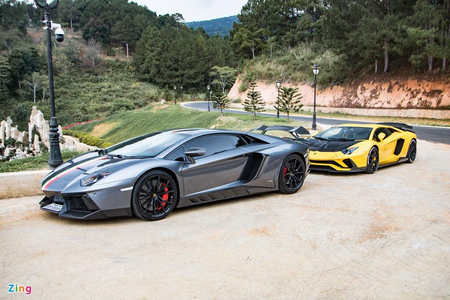 4 chiếc Lamborghini Aventador độ khủng trong hành trình Car Passion