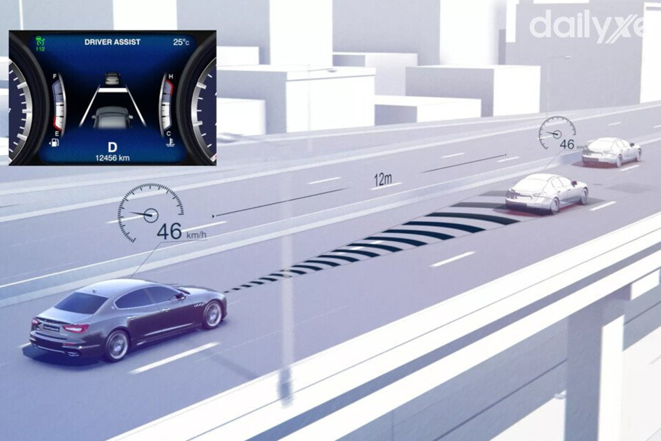 Tính năng an toàn nhờ có khả năng điều chỉnh tốc độ của xe theo tốc độ của xe phía trước, giúp hạn chế những va chạm