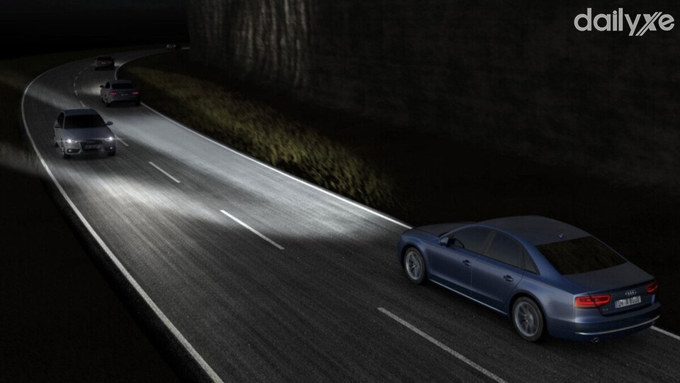 Đèn pha thích ứng tự động AHB trên xe ô tô 