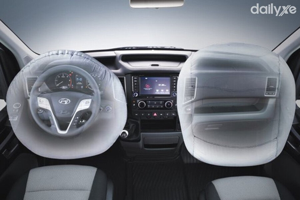 Túi khí phía trước cho lái xe và hành khách