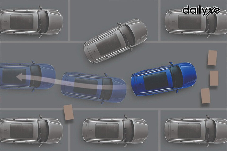 Tính năng lùi xe tự động theo đường tiến