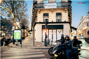Ảnh độc quyền: Diện kiến showroom VinFast 3 mặt tiền giữa Paris, đẹp lung linh chỉ chờ mở cửa