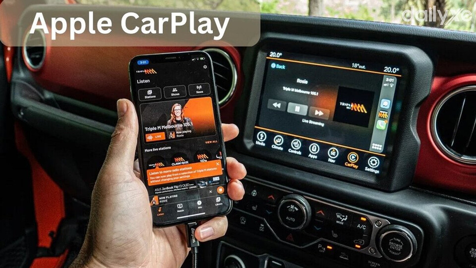 Điều kiện cần có để sử dụng Apple CarPlay đó là thiết bị iOS và xe ô tô có hỗ trợ CarPlay hoặc xe độ màn hình Android Auto Điều kiện cần có để sử dụng Apple CarPlay đó là thiết bị iOS và xe ô tô có hỗ trợ CarPlay hoặc xe độ màn hình Android Auto