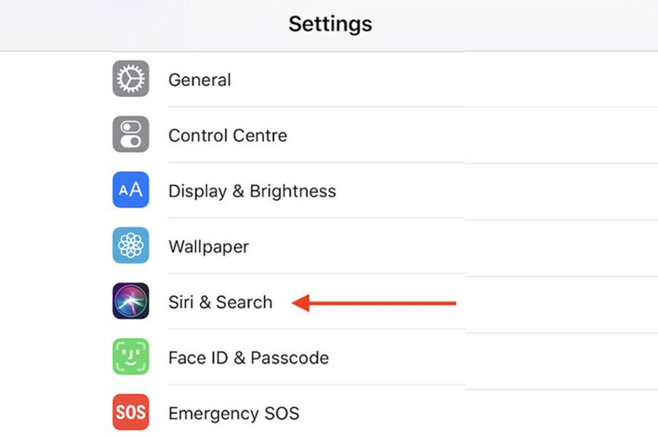 Bật chế độ giọng nói Siri