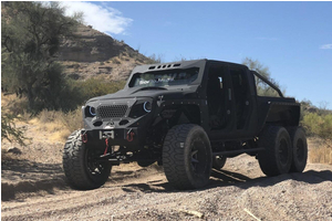 Bản độ Jeep Gladiator 6x6 giá 139.000 USD