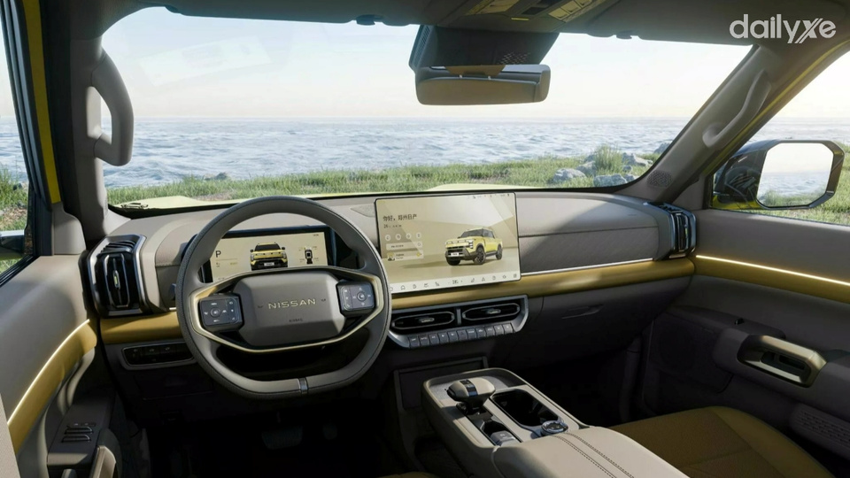 Khoang lái hiện đại với màn hình trung tâm tiện nghi