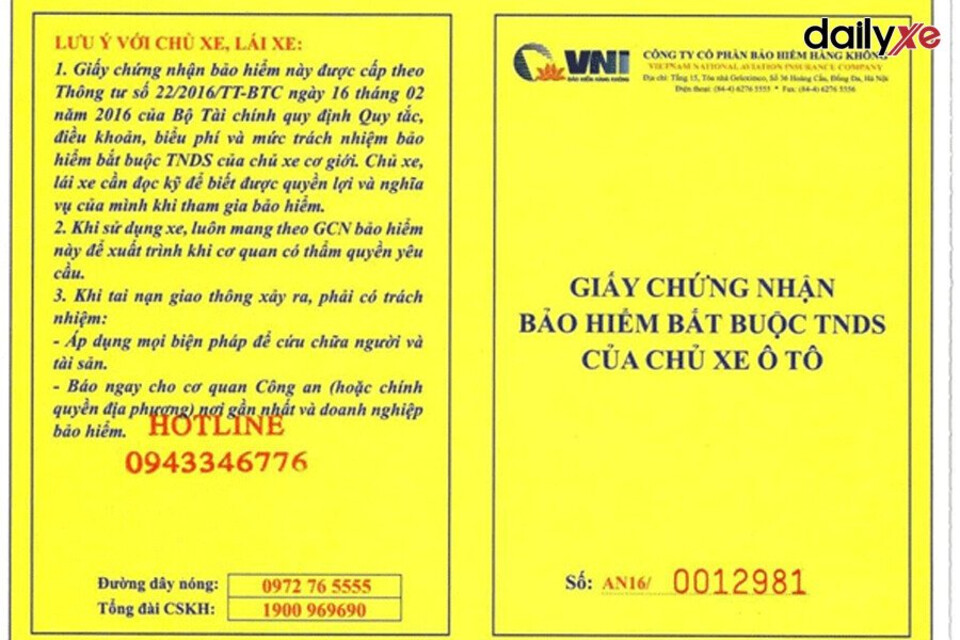 Bảo hiểm trách nhiệm dân sự bắt buộc không thể thiếu khi tham gia giao thông