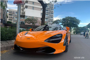 Bắt gặp người quen McLaren 720S đình đám dạo phố Sài Thành