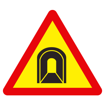 Biển báo W.240  Đường hầm