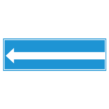 Biển số I.407c Đường một chiều