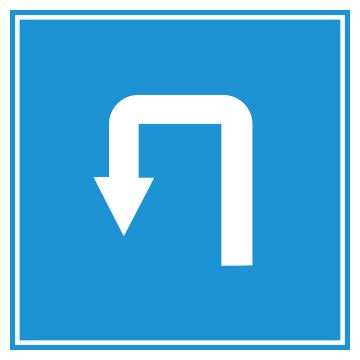 Biển số I.409 Chỗ quay xe