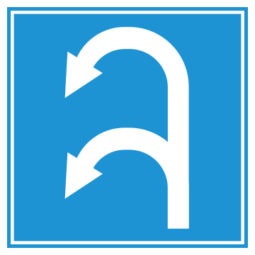 Biển số I.410 Khu vực quay xe