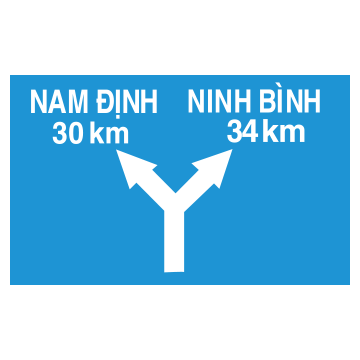 Biển số I.414a Chỉ hướng đường