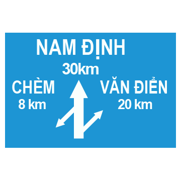 Biển số I.414b Chỉ hướng đường