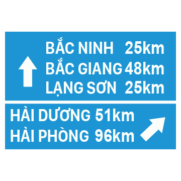 Biển số I.414c Chỉ hướng đường