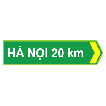 Biển số I.415 Mũi tên chỉ hướng đi