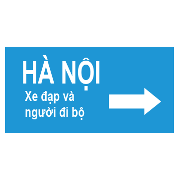 Biển số I.417c Chỉ hướng đường phải đi cho từng loại xe