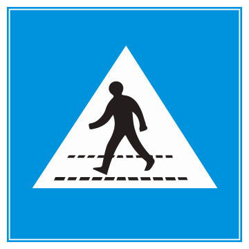 Biển số I.423b  Vị trí người đi bộ sang ngang