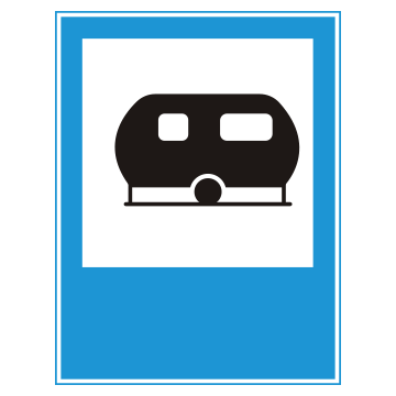 Biển số I.433c Nơi dành cho nhà lưu động