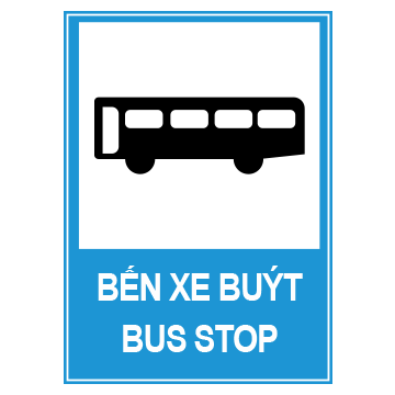 Biển số I.434a Bến xe buýt