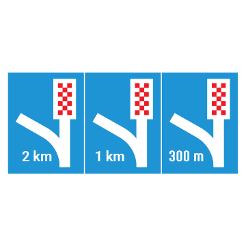 Biển số I.448 Làn đường cứu nạn hay làn thoát xe khẩn cấp