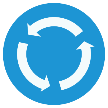 Biển số R.303 Nơi giao nhau chạy theo vòng xuyến