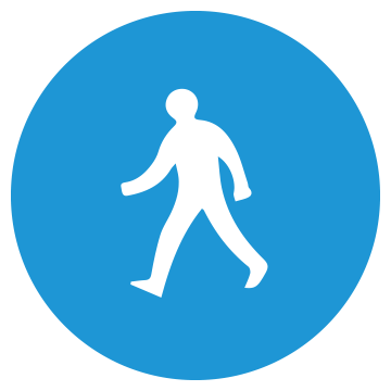 Biển số R.305 Đường dành cho người đi bộ