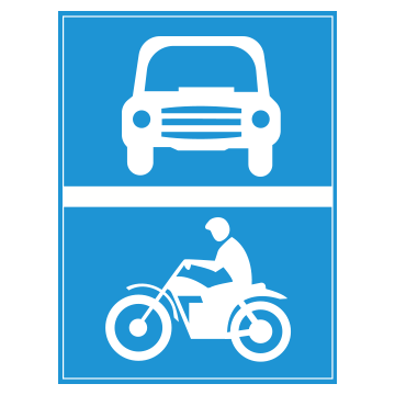 Biển số R.403b Đường dành cho xe ôtô, xe máy