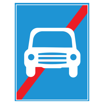 Biển số R.404a Hết đoạn đường dành cho xe ôtô