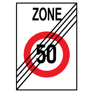 Biển số R.E,10d Hết hạn chế tốc độ tối đa trong khu vực