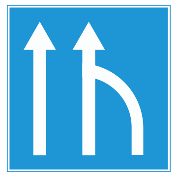 Biển số S.G,12a Biển chỉ dẫn làn đường không lưu thông