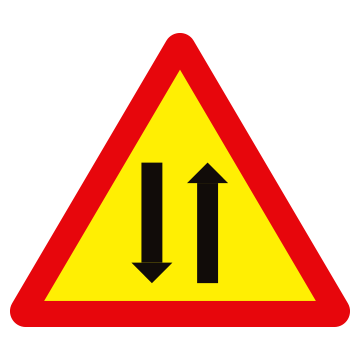 Biển số W.204 Đường hai chiều