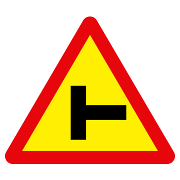 Biển số W.205b Đường giao nhau