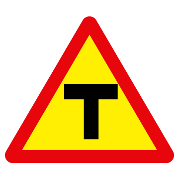 Biển số W.205d Đường giao nhau