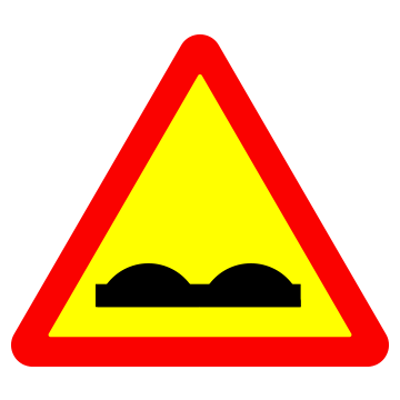 Biển số W.221a Đường không bằng phẳng