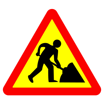 Biển số W.227 Công trường