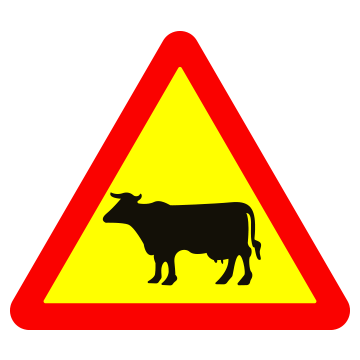 Biển số W.230 Gia súc