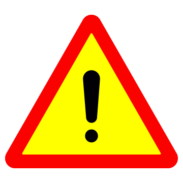 Biển số W.233 Nguy hiểm khác