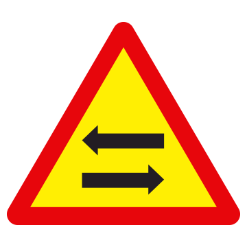 Biển số W.234 Giao nhau với đường hai chiều