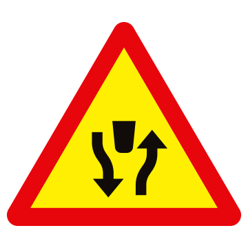 Biển số W.235 Đường đôi