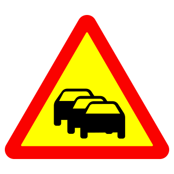 Biển số W.241 Ùn tắc giao thông