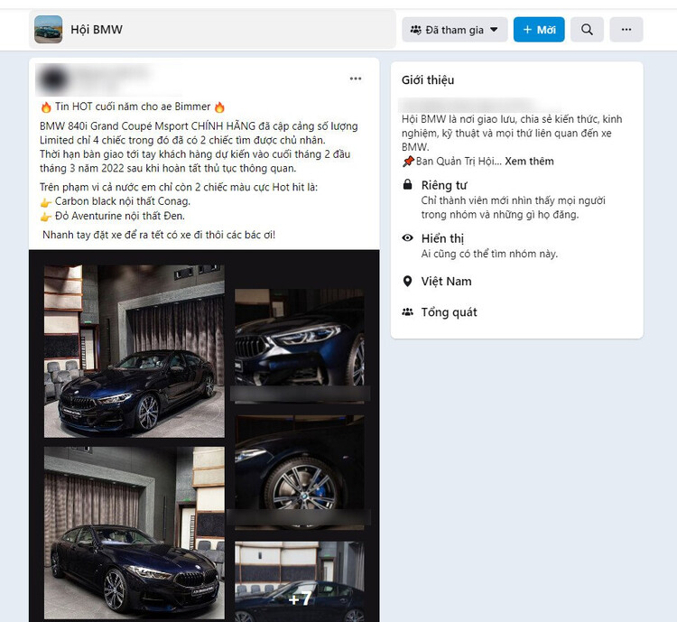 BMW 840i M Sport Gran Coupe được chào hàng tín đồ BMW Việt, hai trong bốn chiếc đầu đã có chủ bmw 840i m sport gran coupe duoc chao hang tin do bmw viet, hai trong bon chiec dau da co chu