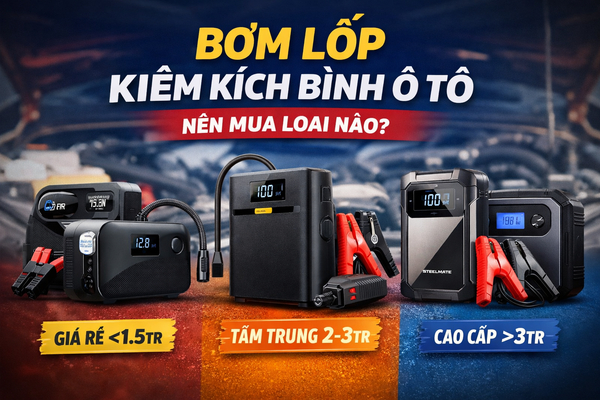 Top kích bình, bơm lốp ô tô đáng mua: Phân loại theo giá & nhu cầu | Dailyxe