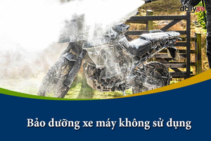 Cách bảo dưỡng xe máy khi không sử dụng thời gian dài nghỉ Tết