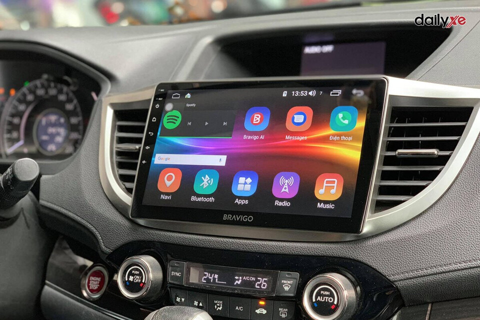 Trên Màn hình Android nhiều ứng dụng tiện ích