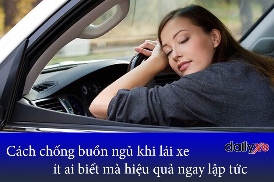 5 mẹo Cách làm hết buồn ngủ khi lái xe đảm bảo an toàn trên đường xa