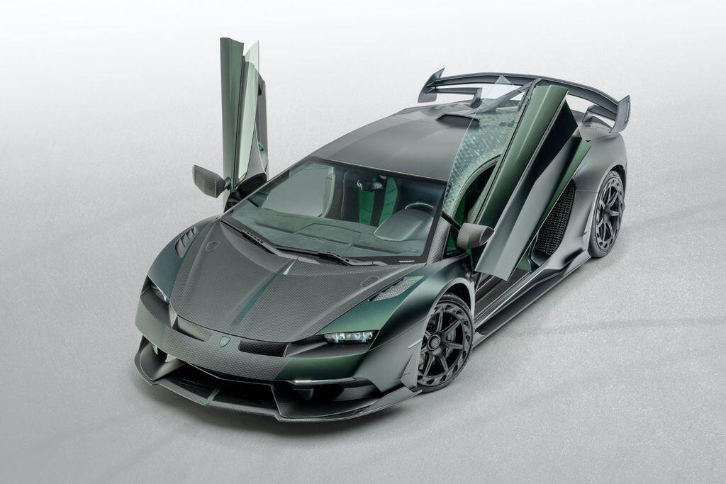 Cận cảnh “bò điên” Lamborghini Aventador SVJ với công suất 799 HP dưới bàn  tay của Mansory