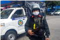 Cảnh sát vũ trang phong tỏa cây xăng ở TP.HCM