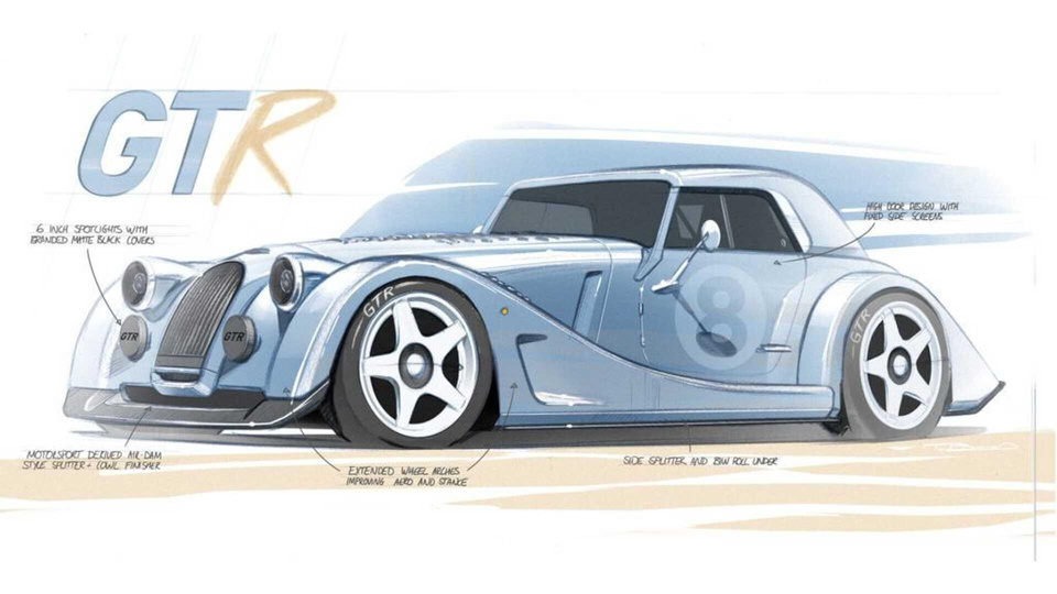 Chiếc Morgan Plus 8 GTR đầu tiên lộ diện, động cơ V8 của BMW chiec morgan plus 8 gtr dau tien lo dien, dong co v8 cua bmw