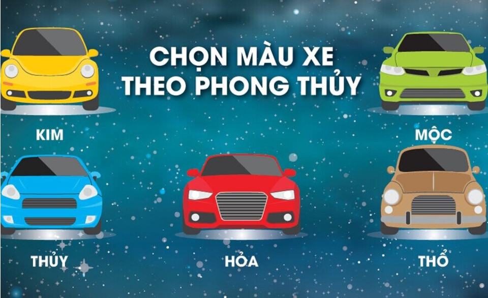Cung Mệnh thường dùng chọn màu sắc xe hợp phong thủy Cung Mệnh thường dùng chọn màu sắc xe hợp phong thủy